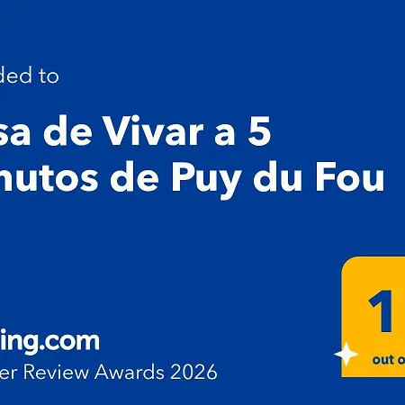 Casa De Vivar A 5 Minutos De Puy Du Fou 乡村民宿 *